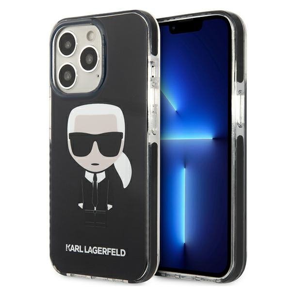 Karl Lagerfeld KLHCP13LTPEIKK iPhone 13Pro / 13 6,1&quot; hardcase czarny/black Iconik Karl