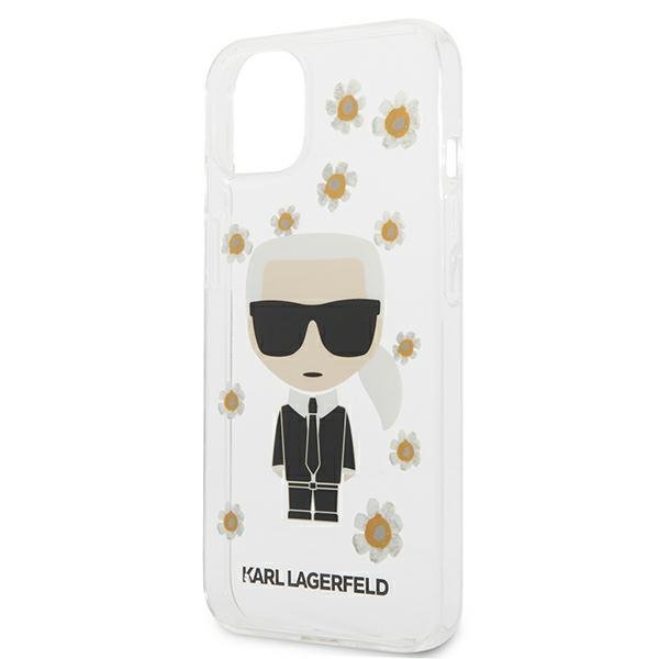 Karl Lagerfeld KLHCP13SHFLT iPhone 13mini 5,4&quot; przezroczysty/transparent Flower Ikonik Karl