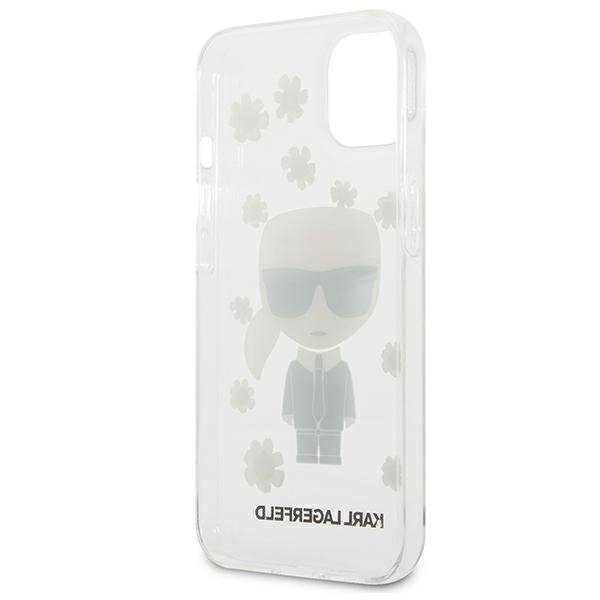 Karl Lagerfeld KLHCP13SHFLT iPhone 13mini 5,4&quot; przezroczysty/transparent Flower Ikonik Karl