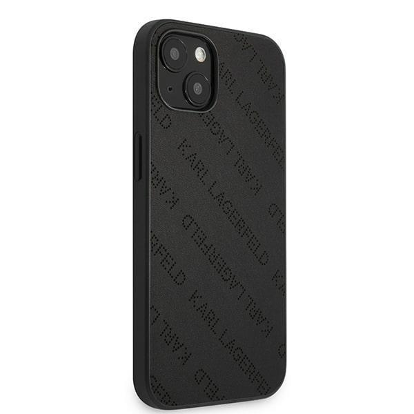 Karl Lagerfeld KLHCP13SPTLK iPhone 13 mini 5,4&quot; hardcase czarny/black Perforated Allover