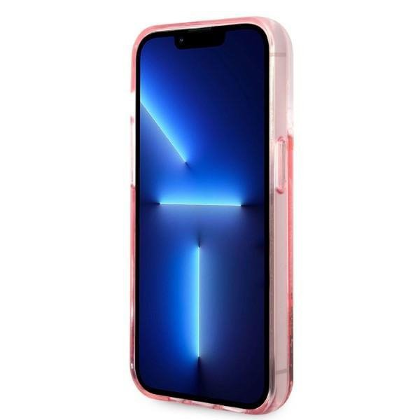 Karl Lagerfeld KLHCP14XLBKLCP iPhone 14 Pro Max 6,7&quot; różowy/pink hardcase Liquid Glitter Big KL