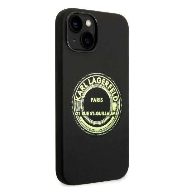 Karl Lagerfeld KLHCP14MSRSGRCK iPhone 14 Plus / 15 Plus 6,7&quot; hardcase czarny/black Silicone RSG