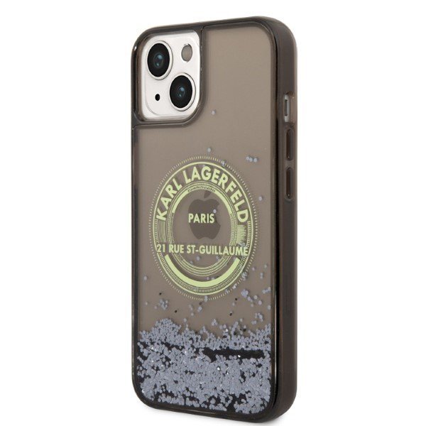 Karl Lagerfeld KLHCP14MLCRSGRK iPhone 14 Plus / 15 Plus 6,7&quot; czarny/black hardcase Liquid Glitter RSG