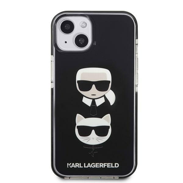 Karl Lagerfeld KLHCP13STPE2TK iPhone 13 mini 5,4&quot; hardcase czarny/black Karl&Choupette Head