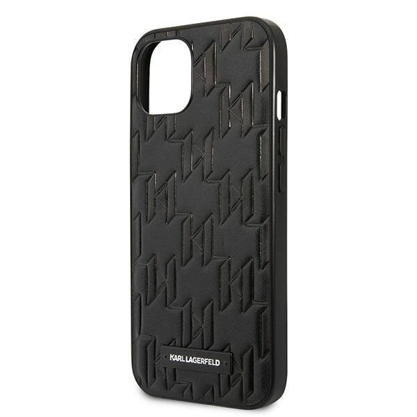 Karl Lagerfeld KLHCP13SMNMP1K iPhone 13mini 5,4&quot; hardcase czarny/black Monogram Plaque
