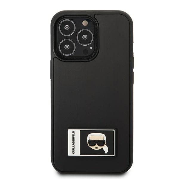 Karl Lagerfeld KLHCP13L3DKPK iPhone 13 Pro / 13 6,1&quot; czarny/black hardcase Ikonik Patch