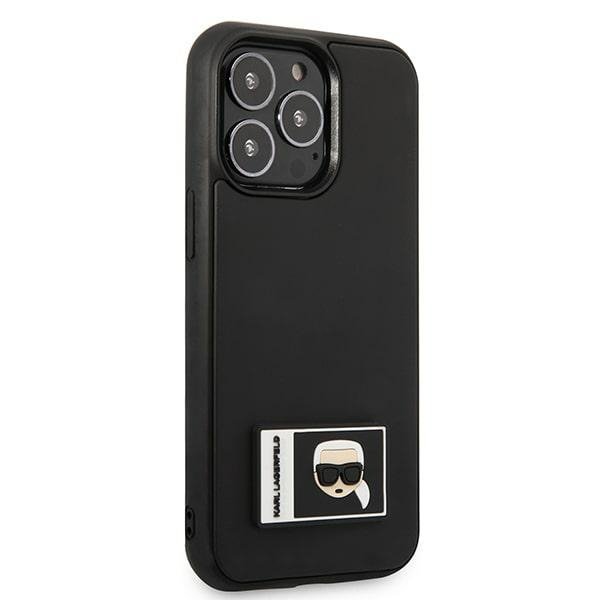 Karl Lagerfeld KLHCP13X3DKPK iPhone 13 Pro Max 6,7&quot; czarny/black hardcase Ikonik Patch