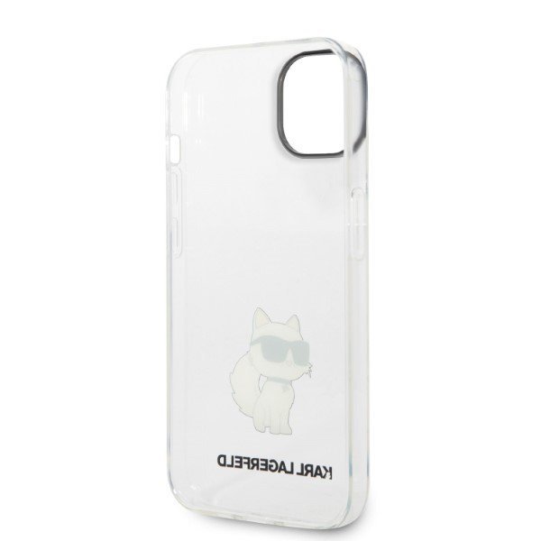 Karl Lagerfeld KLHCP14MHNCHTCT iPhone 14 Plus / 15 Plus 6,7&quot; transparent hardcase Ikonik Choupette
