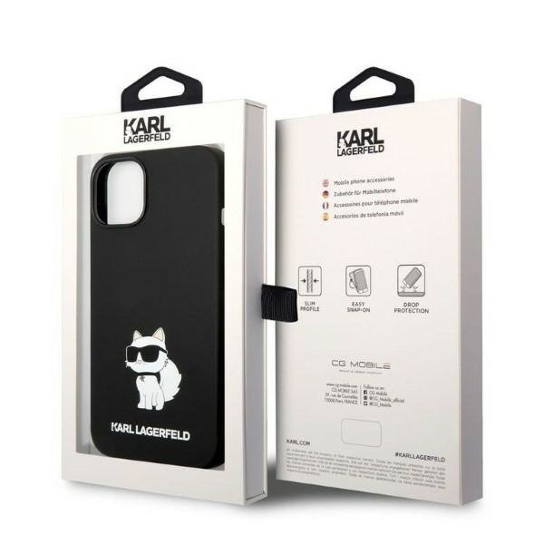 Karl Lagerfeld KLHCP14MSNCHBCK iPhone 14 Plus / 15 Plus 6,7&quot; hardcase czarny/black Silicone Choupette