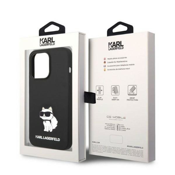 Karl Lagerfeld KLHCP14XSNCHBCK iPhone 14 Pro Max 6,7&quot; hardcase czarny/black Silicone Choupette