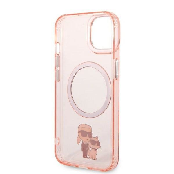 Karl Lagerfeld KLHMP14SHNKCIP iPhone 14 / 15 / 13 6,1&quot; hardcase różowy/pink Iconic Karl&Choupette Magsafe