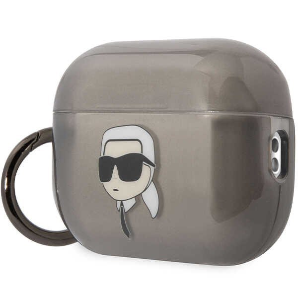 Karl Lagerfeld KKLAP2HNIKTCK Airpods Pro 2 (2022/2023) cover czarny/black Ikonik Karl Lagerfeld