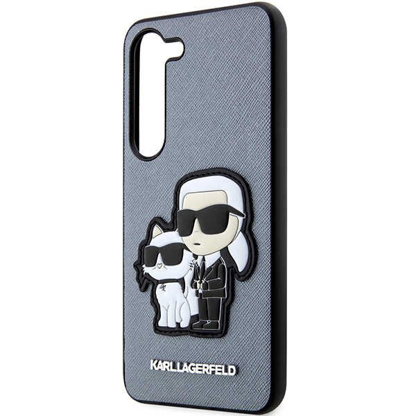 Karl Lagerfeld KLHCS23SSANKCPG S23 S911 hardcase szary/grey Saffiano Karl & Choupette