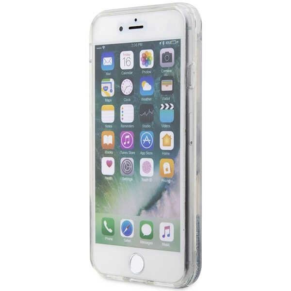 Karl Lagerfeld KLHCI8LNKHCH iPhone 7/8/SE 2020 / SE 2022 srebrny/silver hardcase Glitter Karl Head
