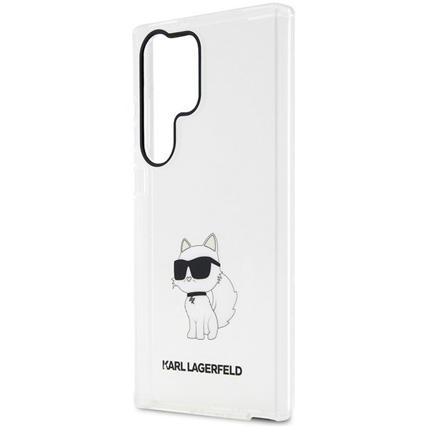 Karl Lagerfeld KLHCS23LHNCHTCT S23 Ultra S918 transparent hardcase Ikonik Choupette
