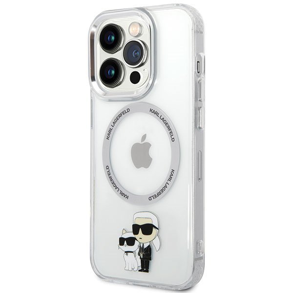 Karl Lagerfeld KLHMP13LHNKCIT iPhone 13 Pro 6,1&quot; hardcase transparent Iconic Karl&Choupette Magsafe