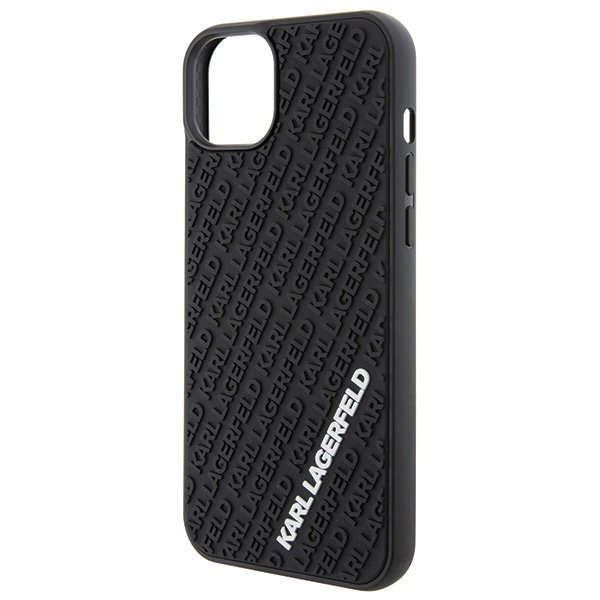Karl Lagerfeld KLHCP15M3DMKRLK iPhone 15 Plus / 14 Plus 6.7&quot; czarny/black hardcase 3D Rubber Multi Logo