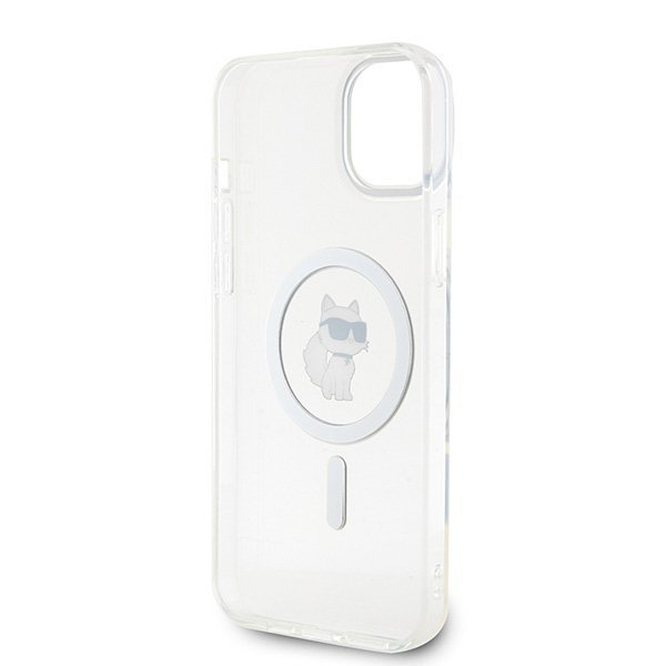 Karl Lagerfeld KLHMP15MHFCCNOT iPhone 15 Plus / 14 Plus 6.7&quot; transparent hardcase IML Choupette MagSafe
