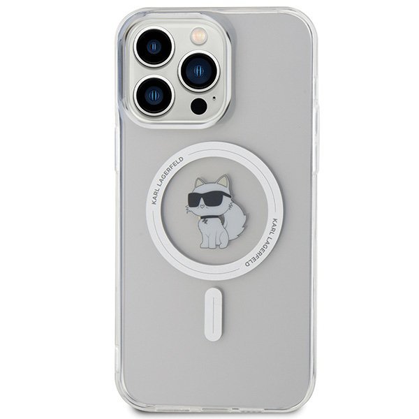 Karl Lagerfeld KLHMP15XHFCCNOT iPhone 15 Pro Max 6.7&quot; transparent hardcase IML Choupette MagSafe