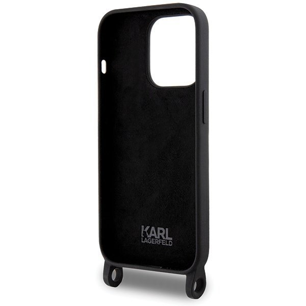 Karl Lagerfeld KLHCP15XSCBSCNK iPhone 15 Pro Max 6.7&quot; hardcase czarny/black Crossbody Silicone Choupette