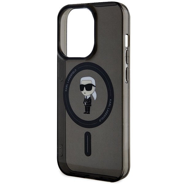 Karl Lagerfeld KLHMP14XHFCKNOK iPhone 14 Pro Max 6.7&quot; czarny/black hardcase IML Ikonik MagSafe