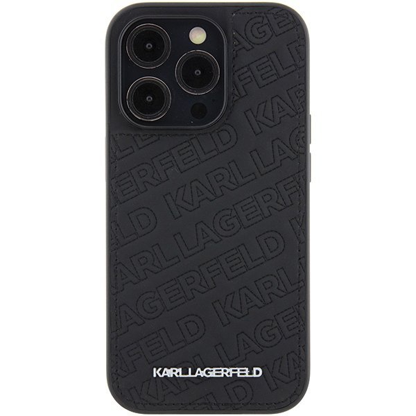 Karl Lagerfeld KLHCP15LPQKPMK iPhone 15 Pro 6.1&quot; czarny/black hardcase Quilted K Pattern