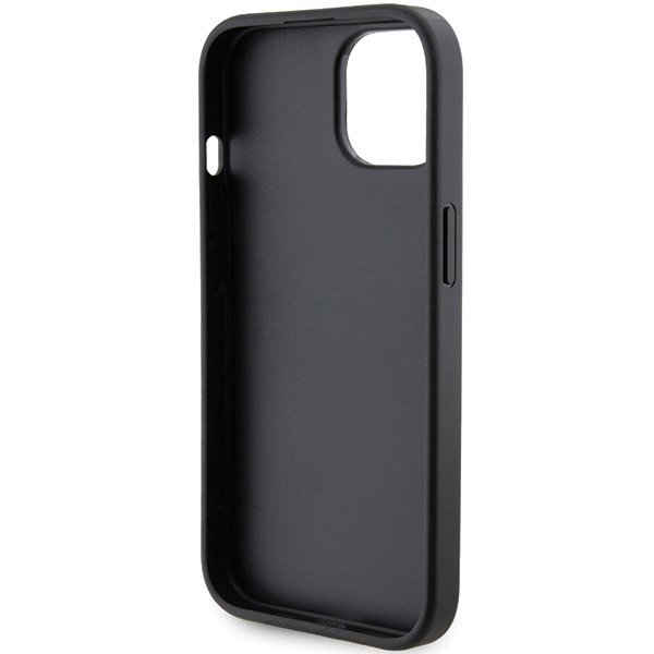 Karl Lagerfeld KLHCP15MGSACHPK iPhone 15 Plus / 14 Plus 6.7&quot; czarny/black hardcase Gripstand Saffiano Choupette Pins