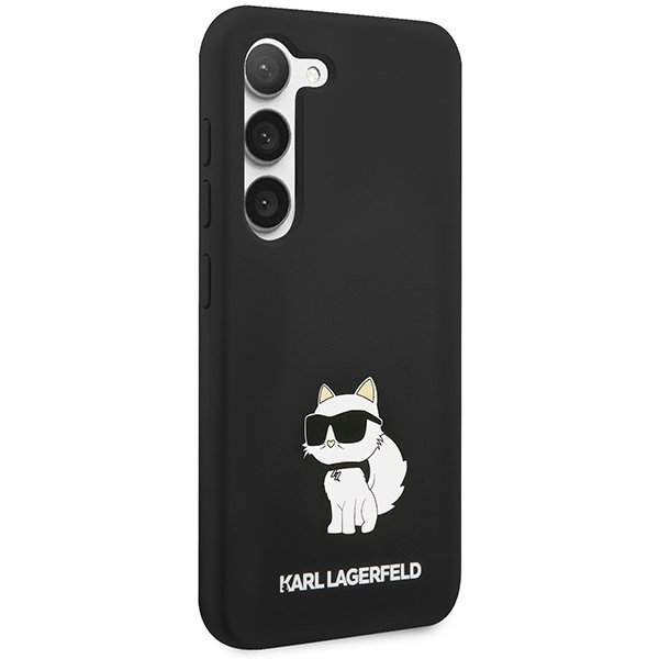 Karl Lagerfeld KLHCS24SSNCHBCK S24 S921 hardcase czarny/black Silicone Choupette
