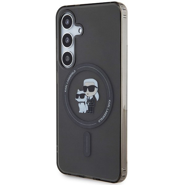 Karl Lagerfeld KLHMS24SHGKCNOK S24 S921czarny/black hardcase IML Karl&Choupette MagSafe