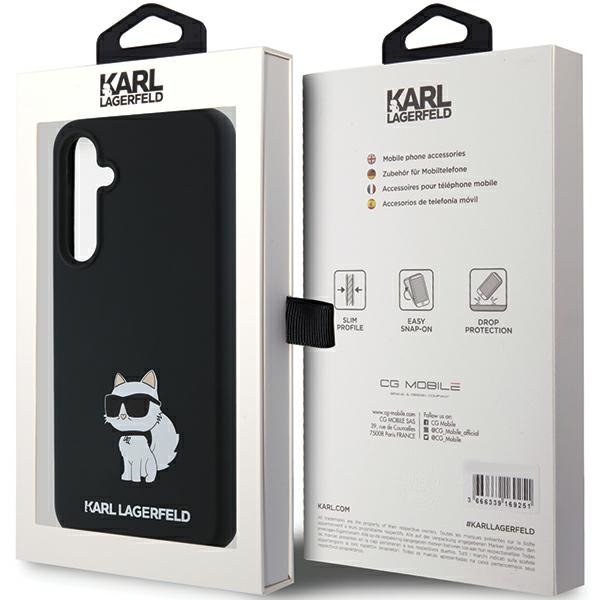 Karl Lagerfeld KLHCSA35SMHCNPK A35 A356 czarny/black hardcase Silicone Choupette