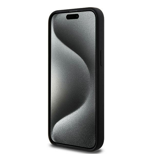 Karl Lagerfeld KLHMP15XSCHPPLK iPhone 15 Pro Max 6.7&quot; czarny/black hardcase Silicone Choupette Head MagSafe