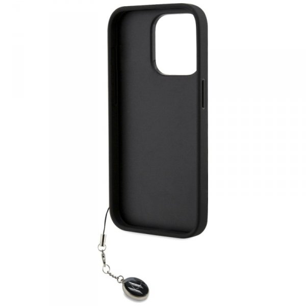 Karl Lagerfeld KLHCP15XPSAKDGCK iPhone 15 Pro Max 6.7&quot; czarny/black hardcase Saffiano Rhinestones & Charm
