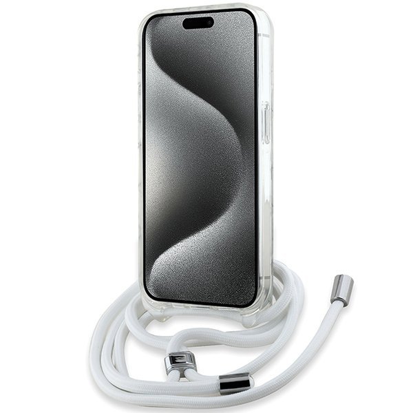Karl Lagerfeld KLHMP15XHCCHNT iPhone 15 Pro Max 6.7&quot; hardcase transparent IML Choupette Head & Cord Magsafe