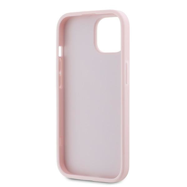 Karl Lagerfeld KLHCP15MPQDSMGP iPhone 15 Plus / 14 Plus 6.7&quot; różowy/pink hardcase Diagonal Quilted Script