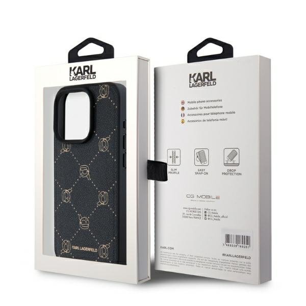 Karl Lagerfeld KLHMP15XPGKHPHK iPhone 15Pro Max 6.7&quot; czarny/black Magsafe Karl Head