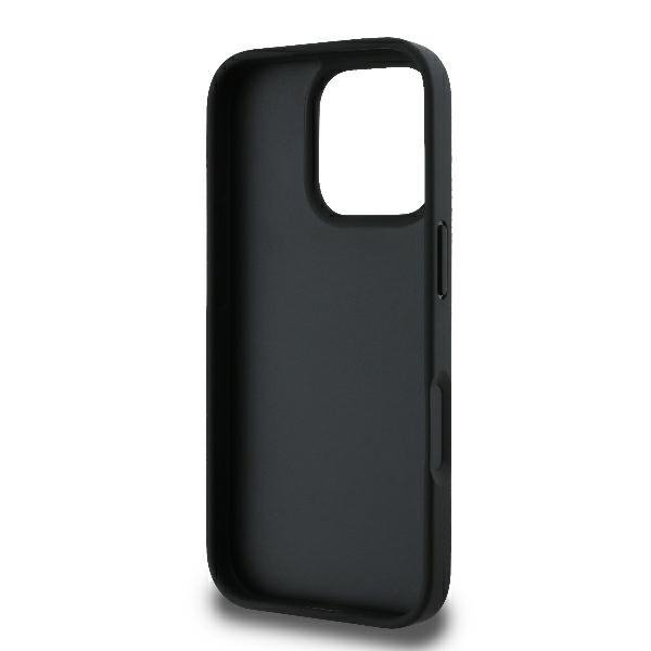Karl Lagerfeld KLHCP16XPGKLKCPK iPhone16 Pro Max 6.9&quot; czarny/black hardcase Monogram Karl&Chaoupette Head Pin
