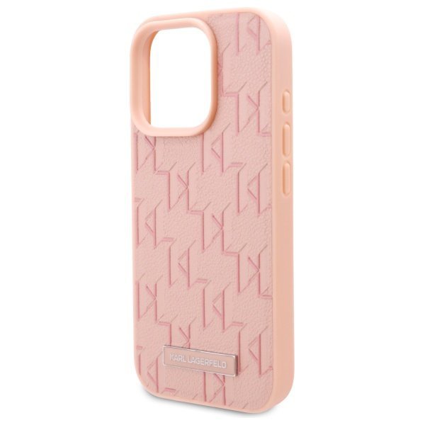 Karl Lagerfeld KLHMP16LPKHPORPP iPhone16 Pro 6.3&quot; różowy/pink hardcase Hot Stamp Magsafe