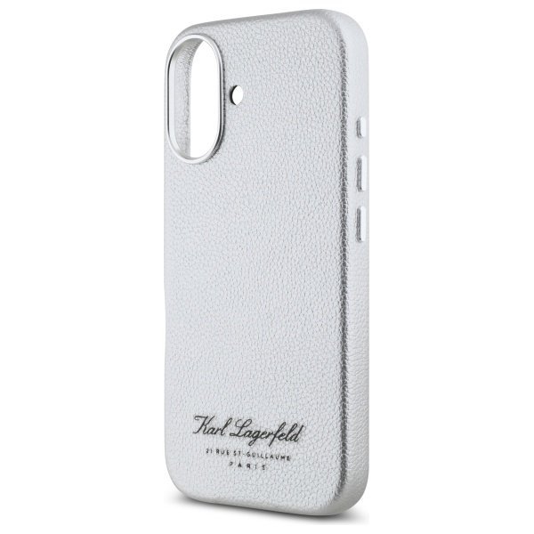 Karl Lagerfeld KLHCP16SPGWCMKHG iPhone   16 6,1&quot; hardcase szary/grey hotel RSG