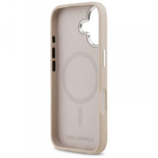 Etui Karl Lagerfeld Choupette Pin        MagSafe do iPhone 17 różowy