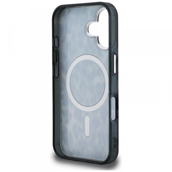 Etui Karl Lagerfeld IML Leopard Pattern  MagSafe do iPhone 16 czarny