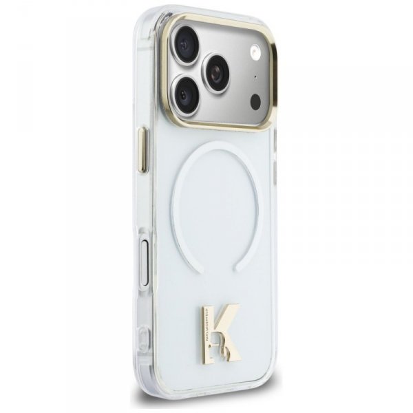Etui Karl Lagerfeld IML K Head Logo      MagSafe do iPhone 17 Pro przezroczysty