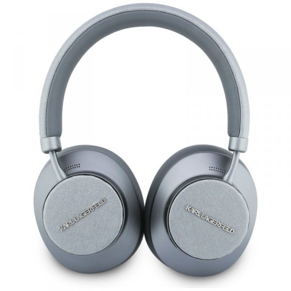 Słuchawki nauszne Karl Lagerfeld         Saffiano Elongated Bluetooth ANC szary