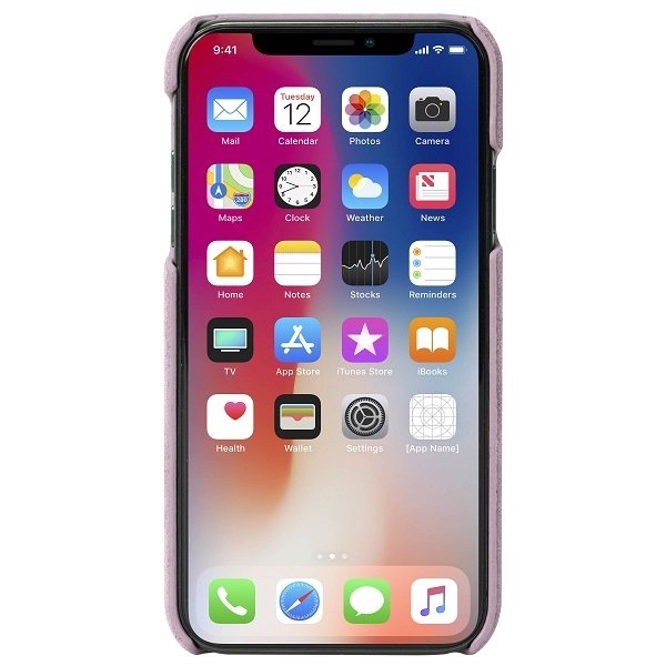 Krusell iPhone X/Xs Broby Cover 61436 różowy/pink