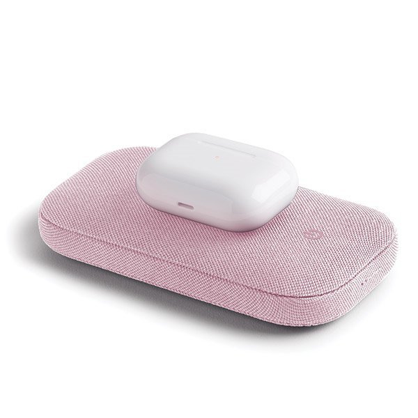 Lexon Powersound Powerbank indukcyjny5000 mAh z głośnikiem bluetooth różowy/pink LA128P