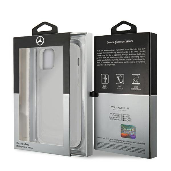 Mercedes MEHCP12LARCT iPhone 12 Pro Max 6,7&quot; clear hardcase Transparent Line
