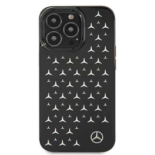 Mercedes MEHCP13LESPBK iPhone 13Pro / 13 6,1&quot; czarny/black hardcase Silver Stars Pattern