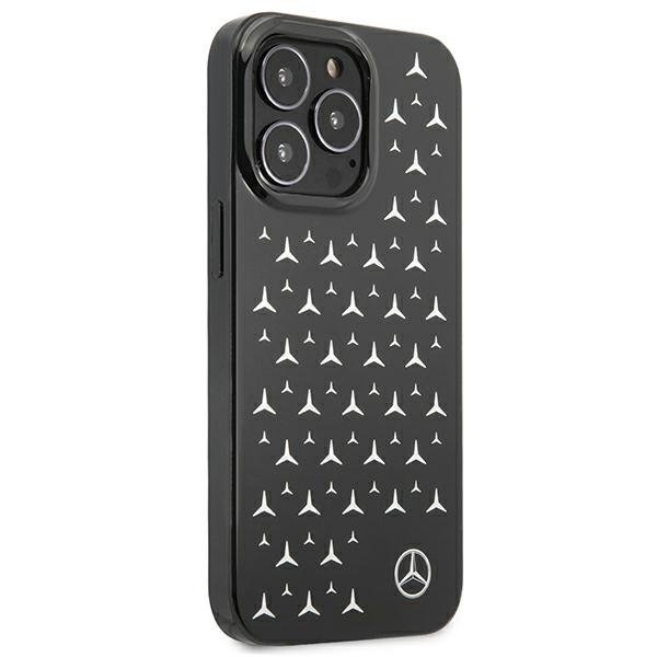 Mercedes MEHCP13LESPBK iPhone 13Pro / 13 6,1&quot; czarny/black hardcase Silver Stars Pattern