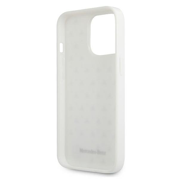 Mercedes MEHCP13LESPWH iPhone 13 Pro / 13 6,1&quot; biały/white hardcase Silver Stars Pattern