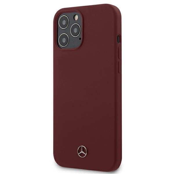 Mercedes MEHCP12LSILRE iPhone 12 Pro Max 6,7&quot; czerwony/red hardcase Silicone Line