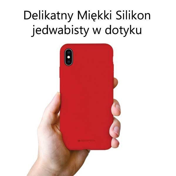 Mercury Silicone iPhone 14 Plus / 15 Plus 6.7&quot; czerwony/red